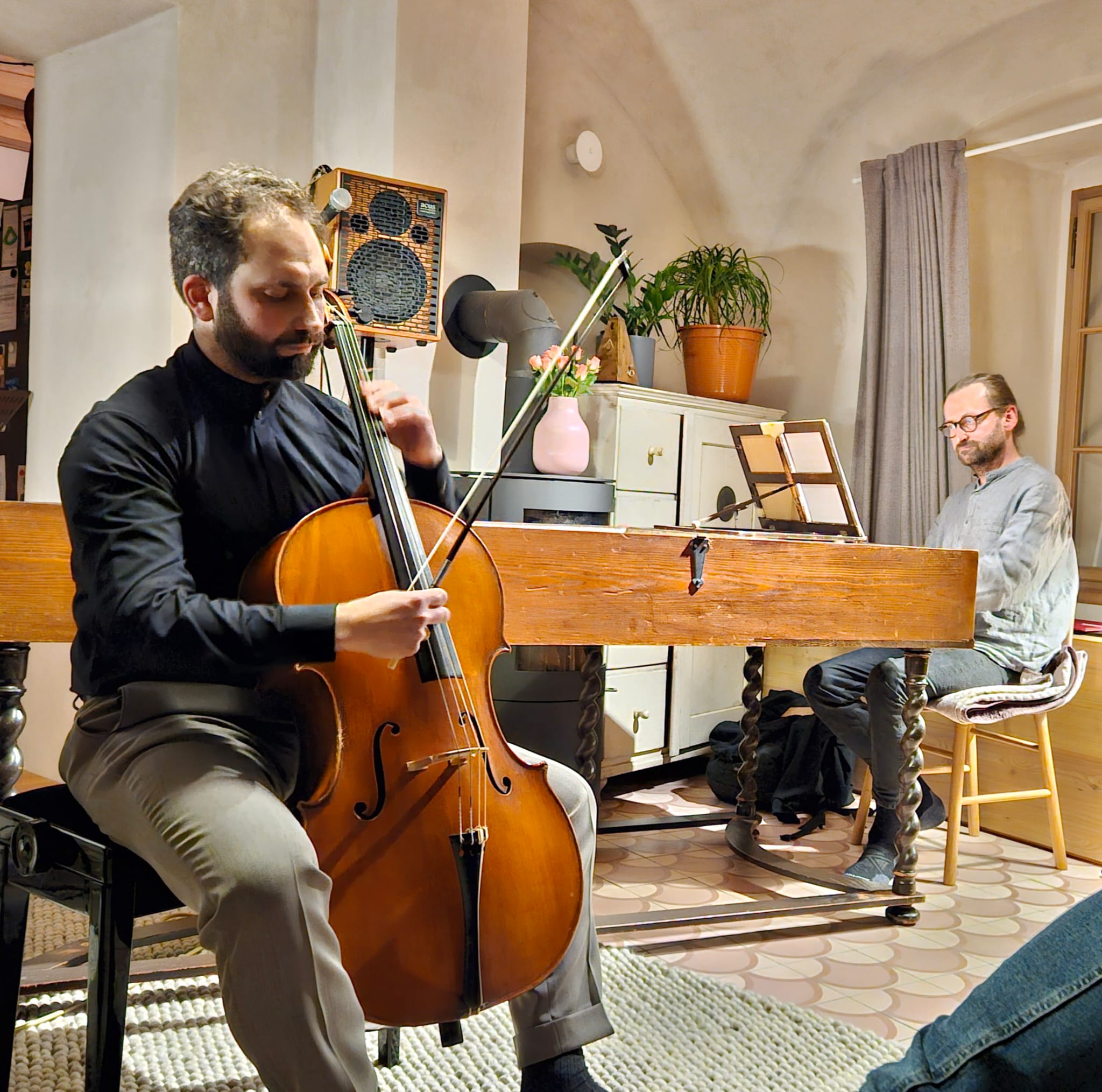 Noční koncert Petra Mašlaně a Filipa Dvořáka - zapomenutí italští mistři ve hře cemballa a violoncella